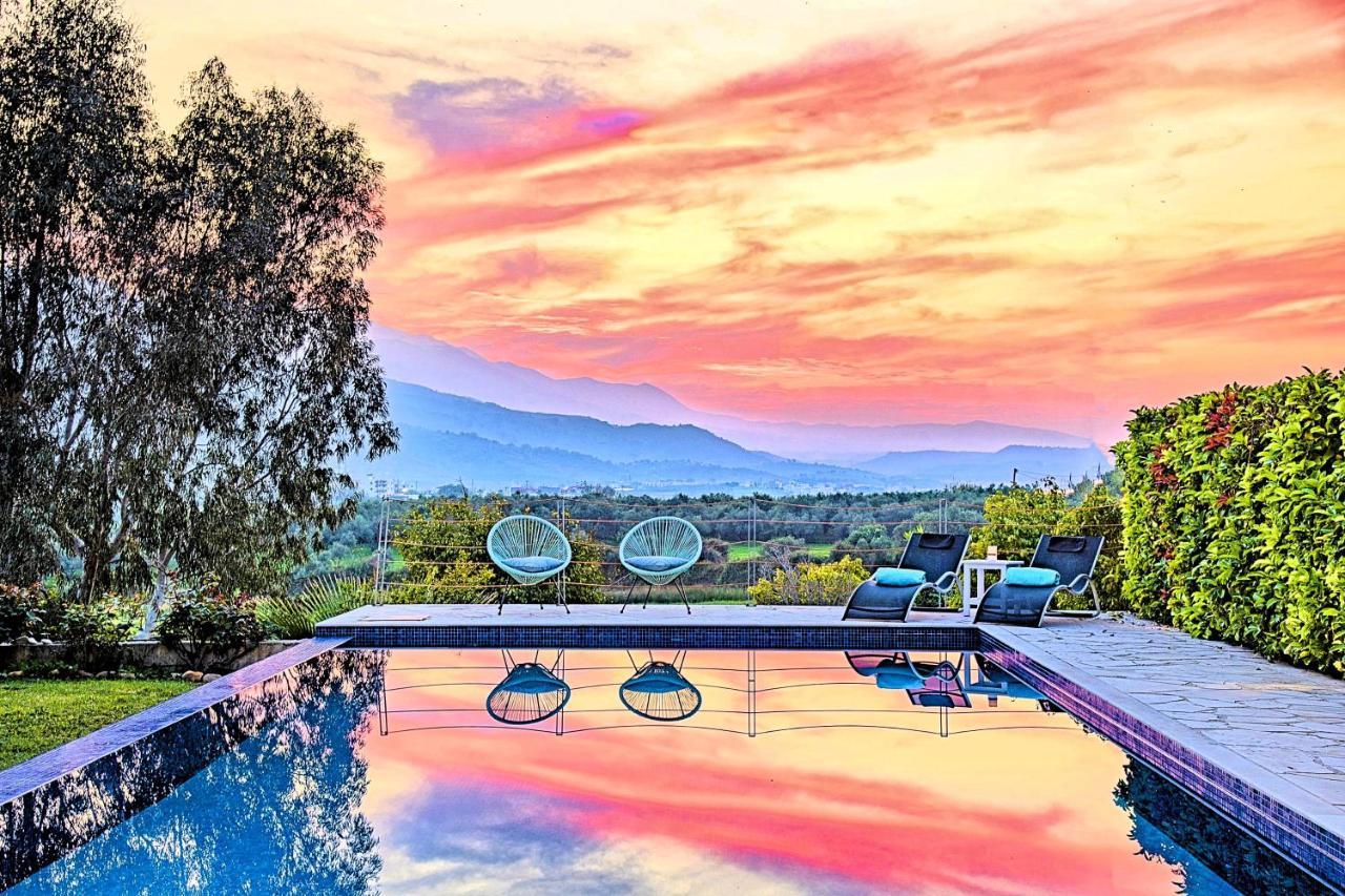 Villa Cretan Mansion With Heated Swimming Pool Georgioupoli Exterior foto