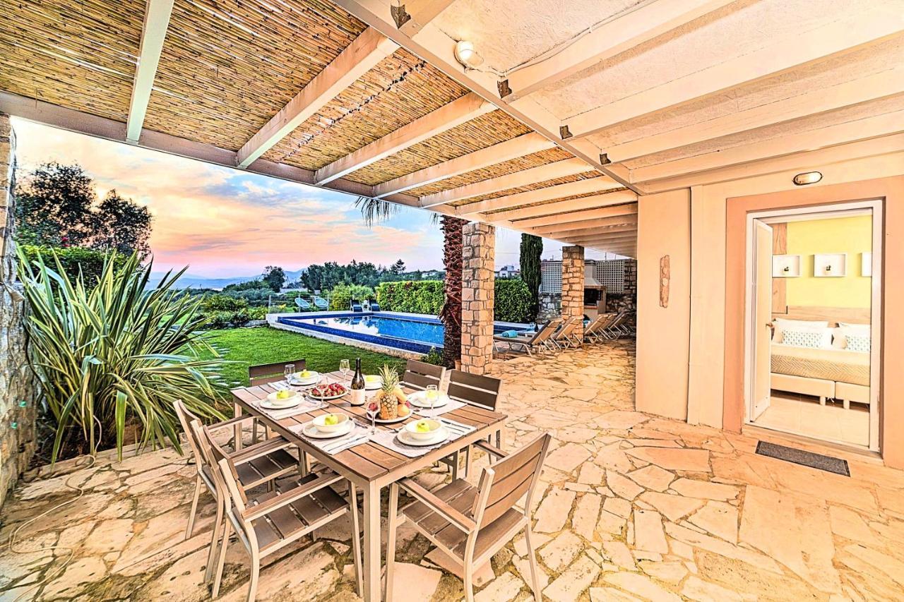 Villa Cretan Mansion With Heated Swimming Pool Georgioupoli Exterior foto